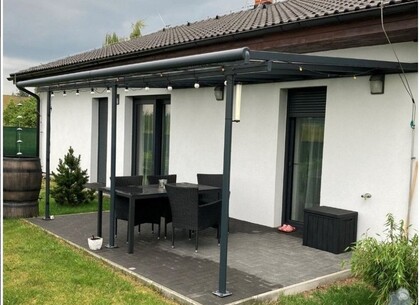 Pevné rámové zasklení pergoly 3