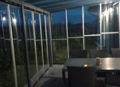 Pevné rámové zasklení pergoly 4